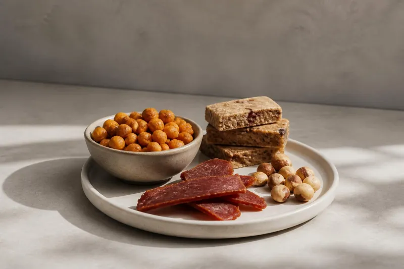 Illustration accompanying How to choose high-protein snacks without label confusion