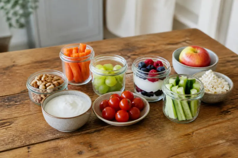 Illustration accompanying Healthy eating ideas that work on ordinary days