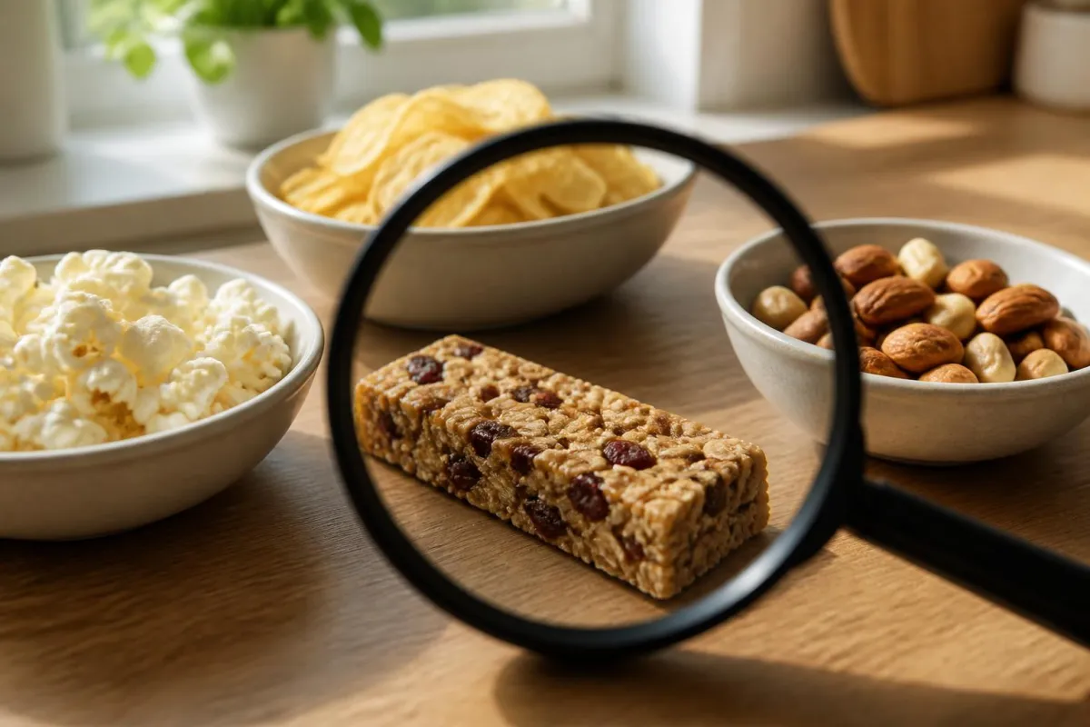 Illustration accompanying How to compare no added sugar snacks without guesswork